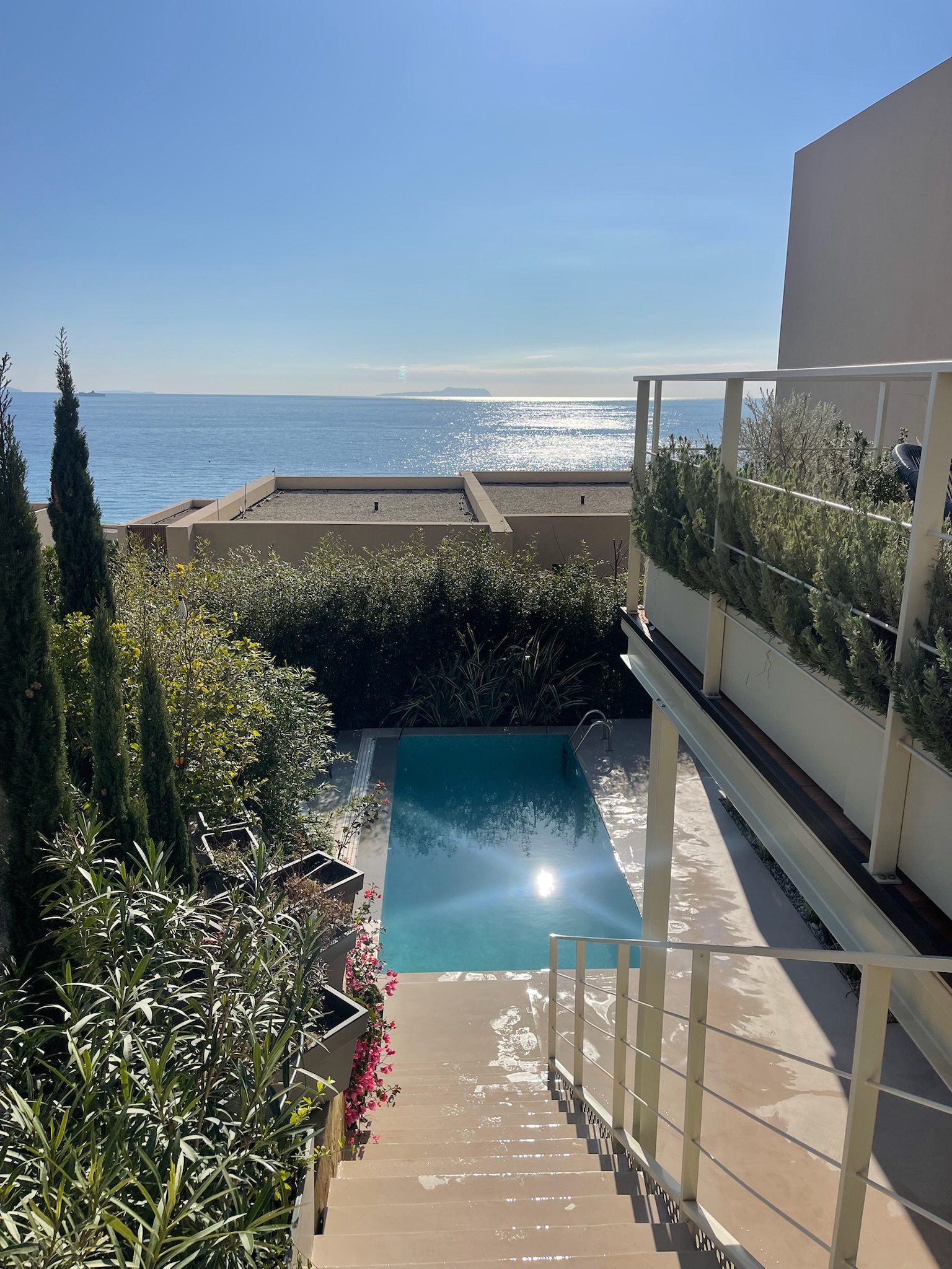 Interior of the villa